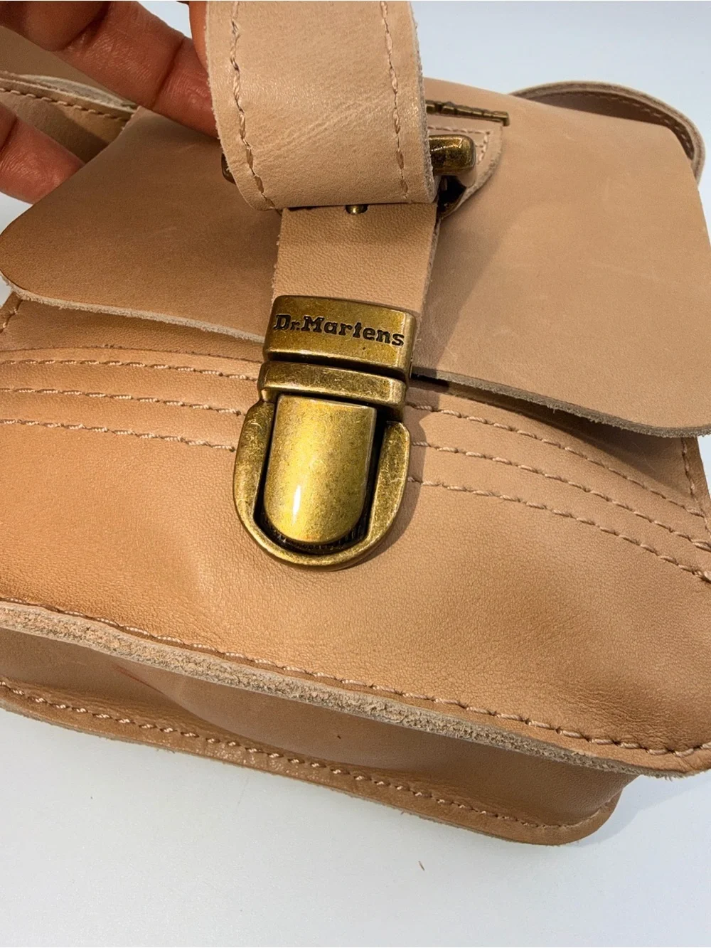 Dr. Martens Carrara Leather Vertical Crossbody Bag